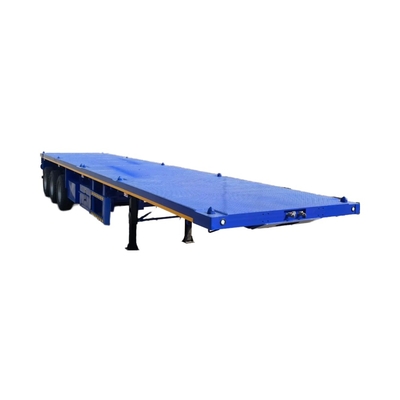 CIMC 45 Foot 12m-40m 13m-17m 60 Ton Low Axle 30 ft Flatbed Semi-Trailer 2 Axle 30 ft Flat Bed Trailer 3 Axle Semi Trailers