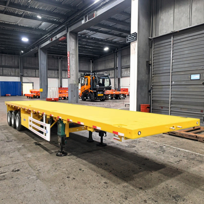 Hot Selling  40ft & 20ft &45ft& 53ft Steel Container Durable  Flatbed Semi-Trailer for Normal Bulk Cargo Transport
